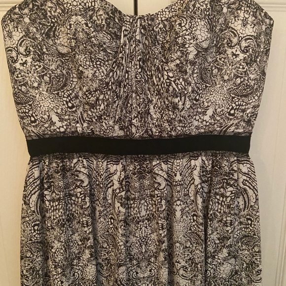 Bcbg chiffon strapless gown - Picture 2 of 3